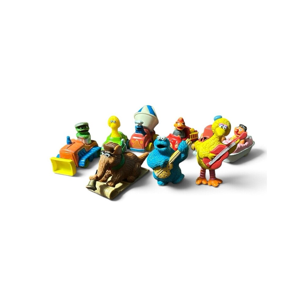 Vintage Die Cast Sesame Street Cars PVC Figures 1980’s Playskool Lot